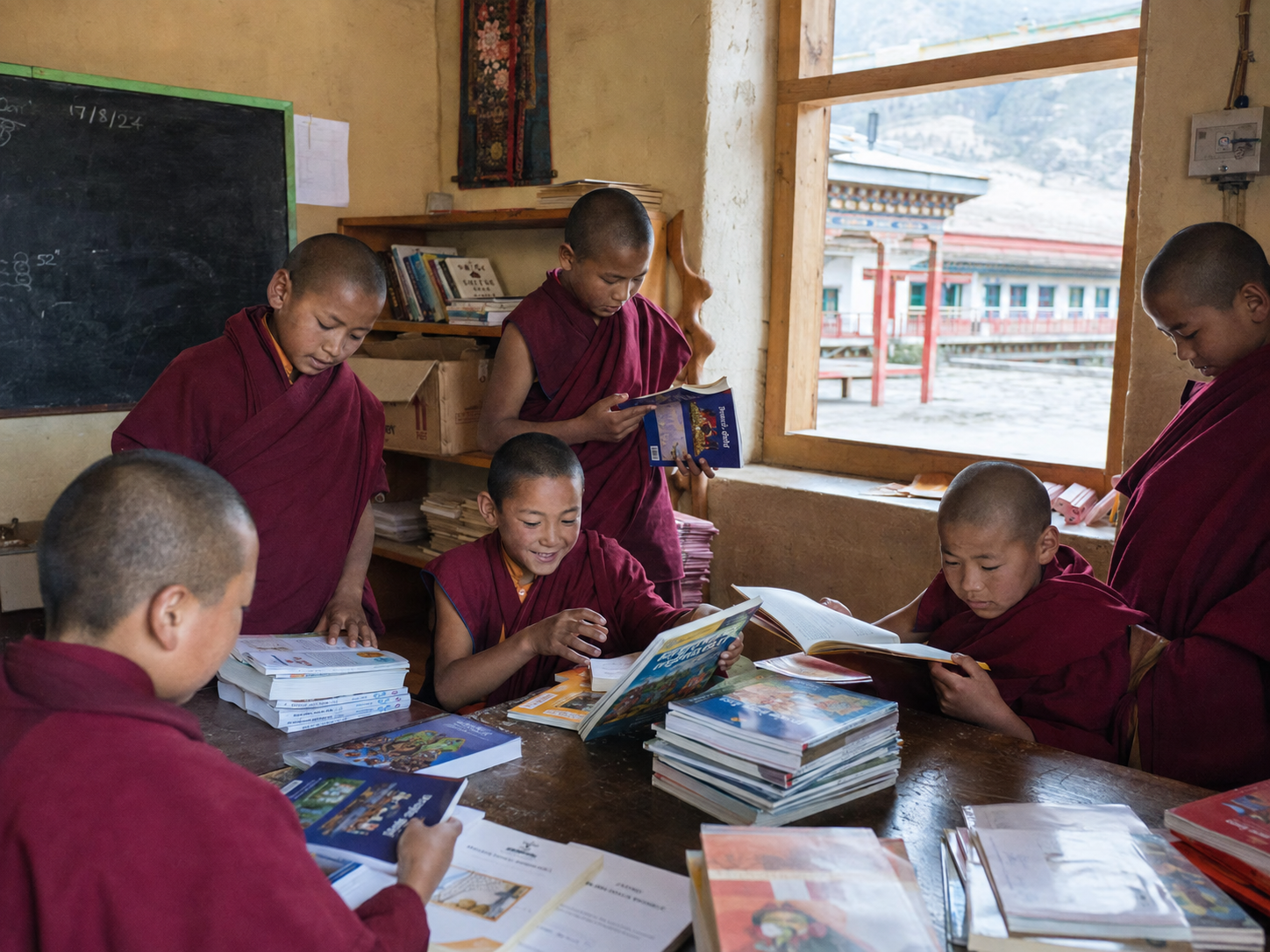 གྲྭ་ཆུང་རྣམས་ལ་སློབ་དེབ་གསར་པ།